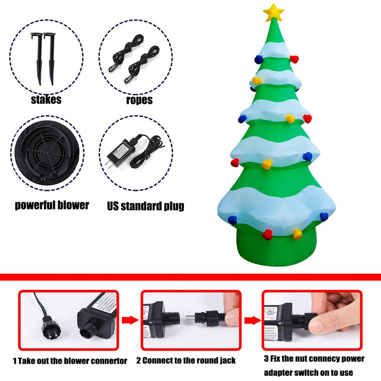 12 FT Giant Inflatable Christmas Tree Xmas Decoration