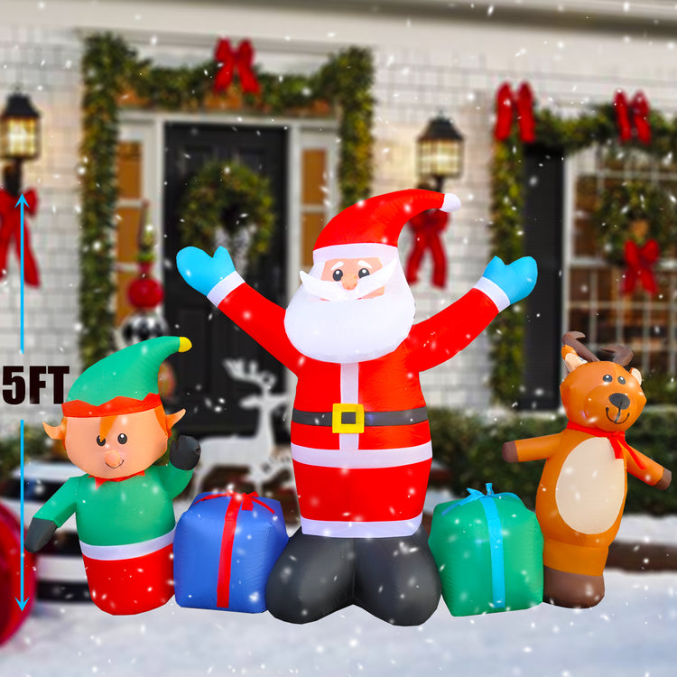 7Ft Seasonblow Inflatable Christmas Gift Set