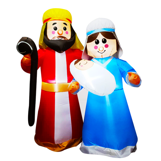 6Ft SeasonBlow Inflatable Jesus family