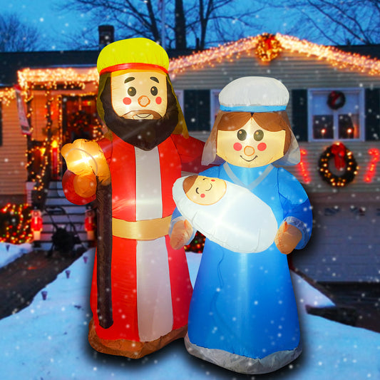 6Ft SeasonBlow Inflatable Jesus family