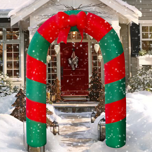 8Ft SeasonBlow Inflatable Christmas Candy Arch