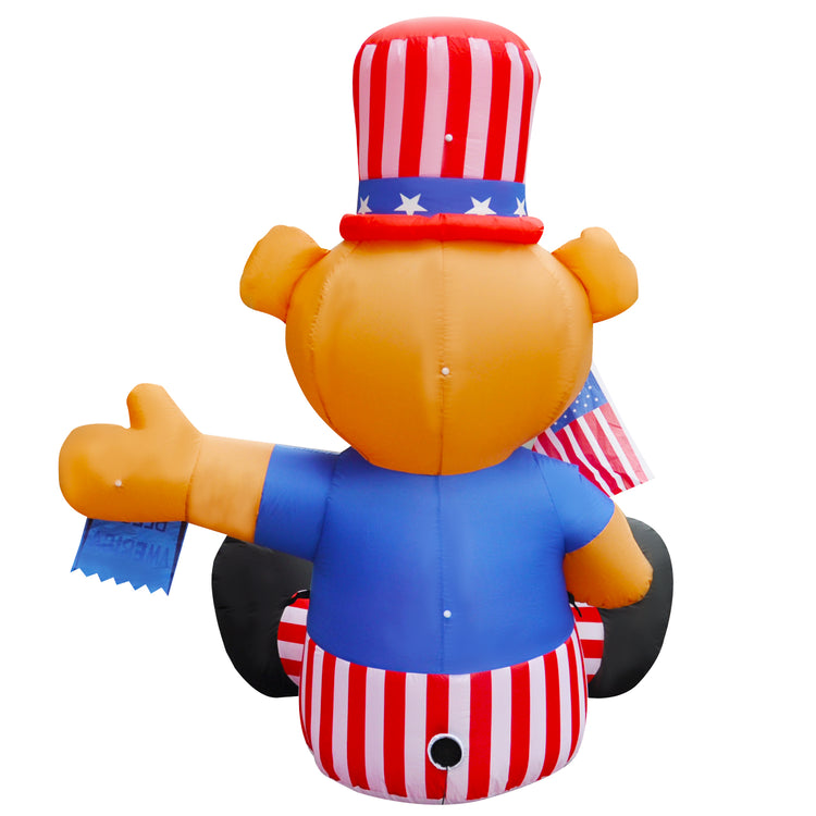 5Ft Seasonblow Inflatable Independence Day Little Bear