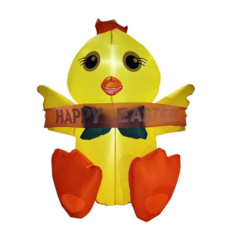 4 Ft Seasonblow Inflatable Easter Chick