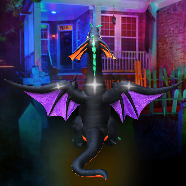 9 x 12Ft Seasonblow Inflatable Halloween Big Dragon