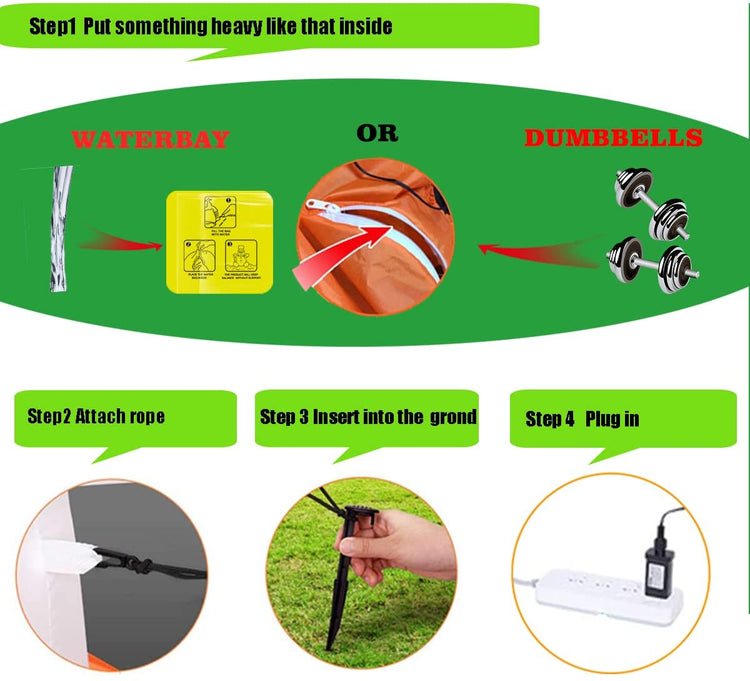 8Ft LED Light Up Inflatable St. Patrick's Day Lucky Bear with Gold Pot Decoration