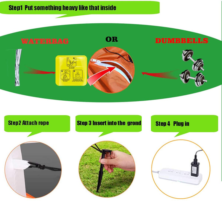 6 Ft LED Light Up Inflatable St. Patrick's Day Gnomes Couple with Shamrock Sitting in Gold Pot Decoration for Home Yard Lawn Garden Indoor Outdoor