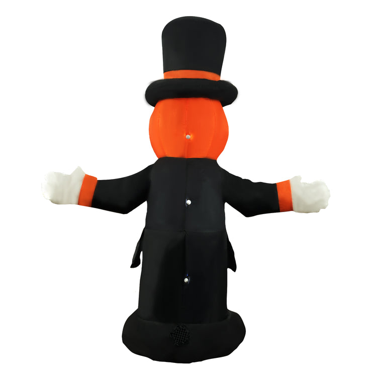 4 Ft Seasonblow Inflatable Halloween Gentleman Pumpkin Man