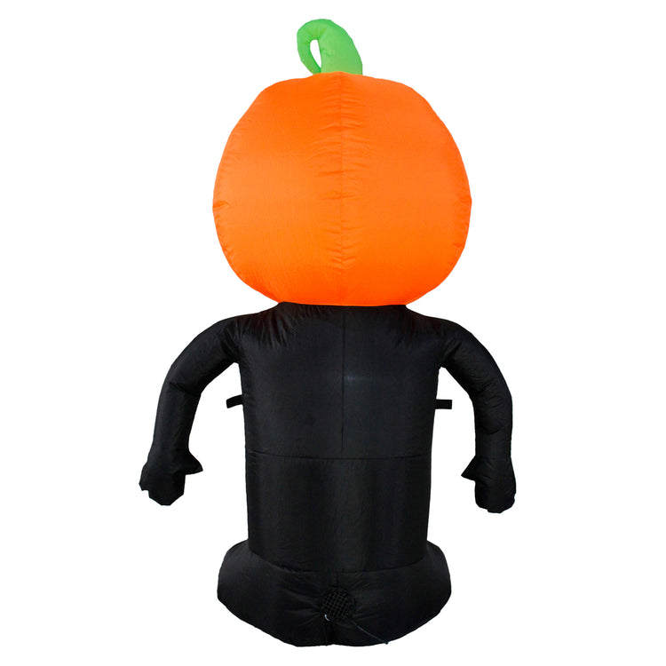 4 Ft Seasonblow Inflatable Halloween Skeleton Pumpkin Man
