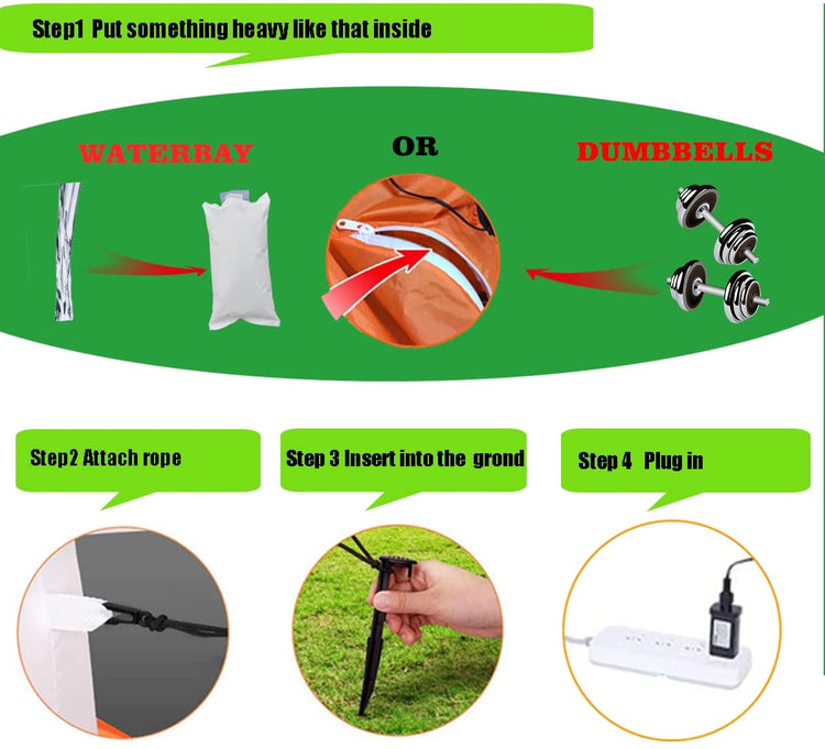 8Ft Seasonblow Inflatable St. Patrick's Rainbow Arch