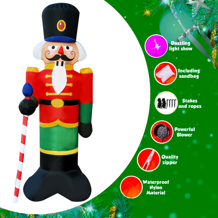 8Ft Seasonblow Inflatable Christmas Soldier