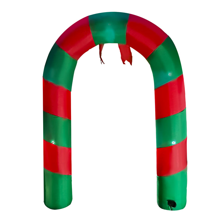 8Ft SeasonBlow Inflatable Christmas Candy Arch