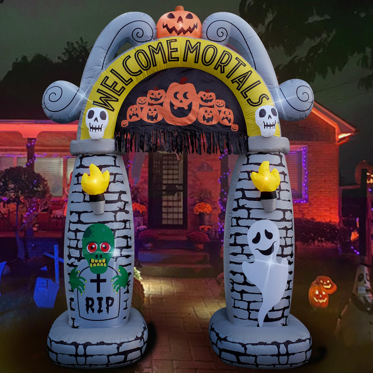 10 Ft Halloween Inflatable Archway Arch Decoration Decor