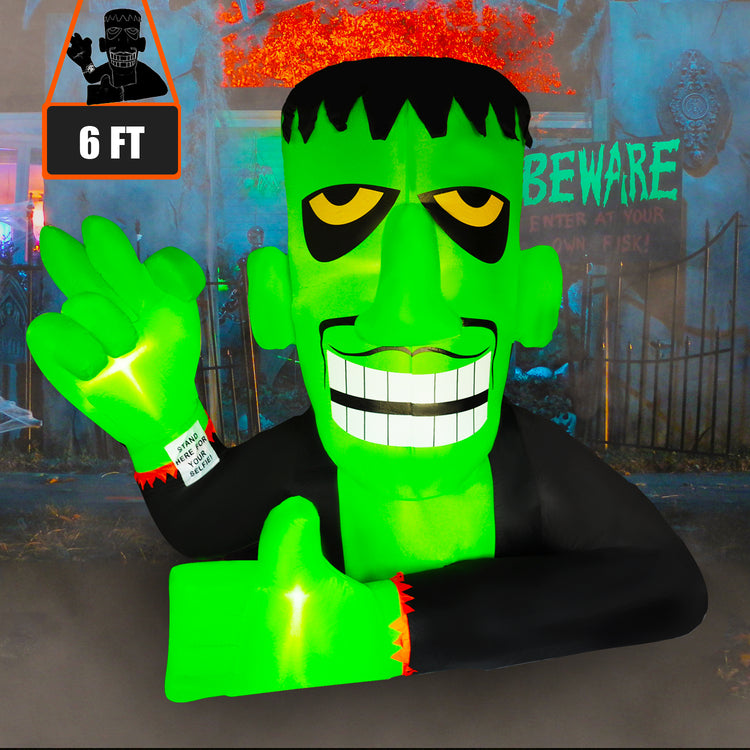 6 Ft Seasonblow Inflatable Halloween Hulk