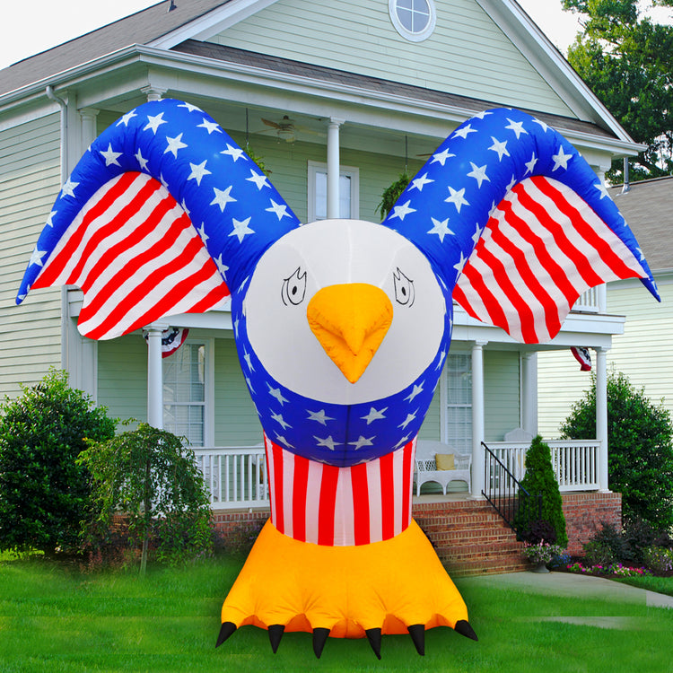7.5Ft SeasonBlow Inflatable Independence Day Winged Eagle.
