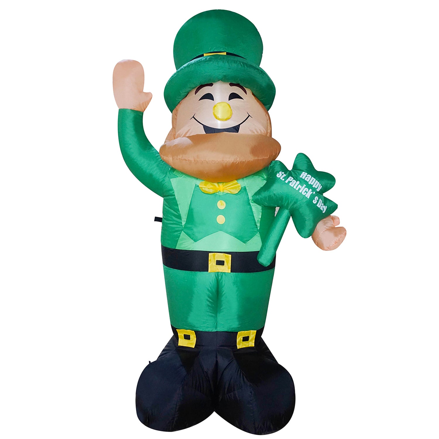 7Ft Seasonblow Inflatable St. Patrick Waved.