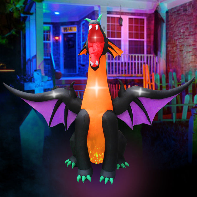 9 x 12Ft Seasonblow Inflatable Halloween Big Dragon