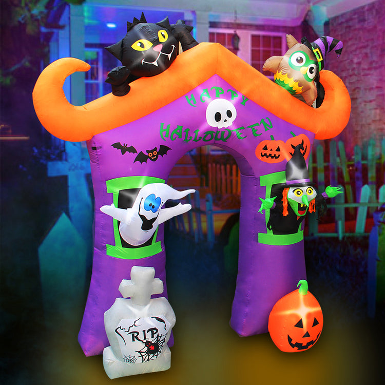 9Ft Seasonblow Inflatable Halloween Arch