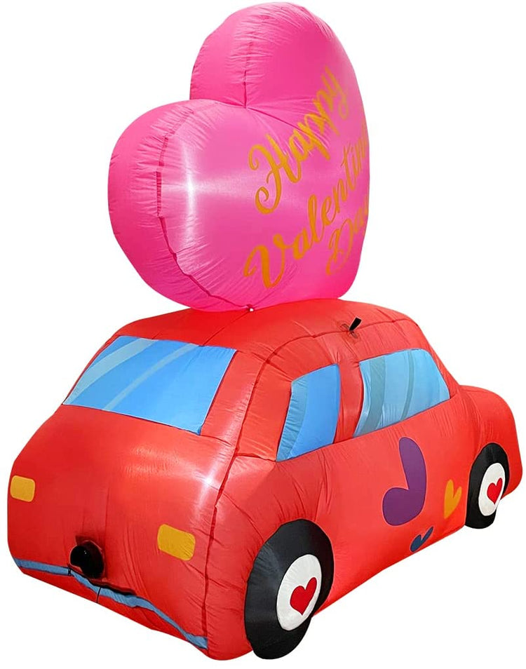 6ft Inflatable Valentine Love Taxi Car Decoration