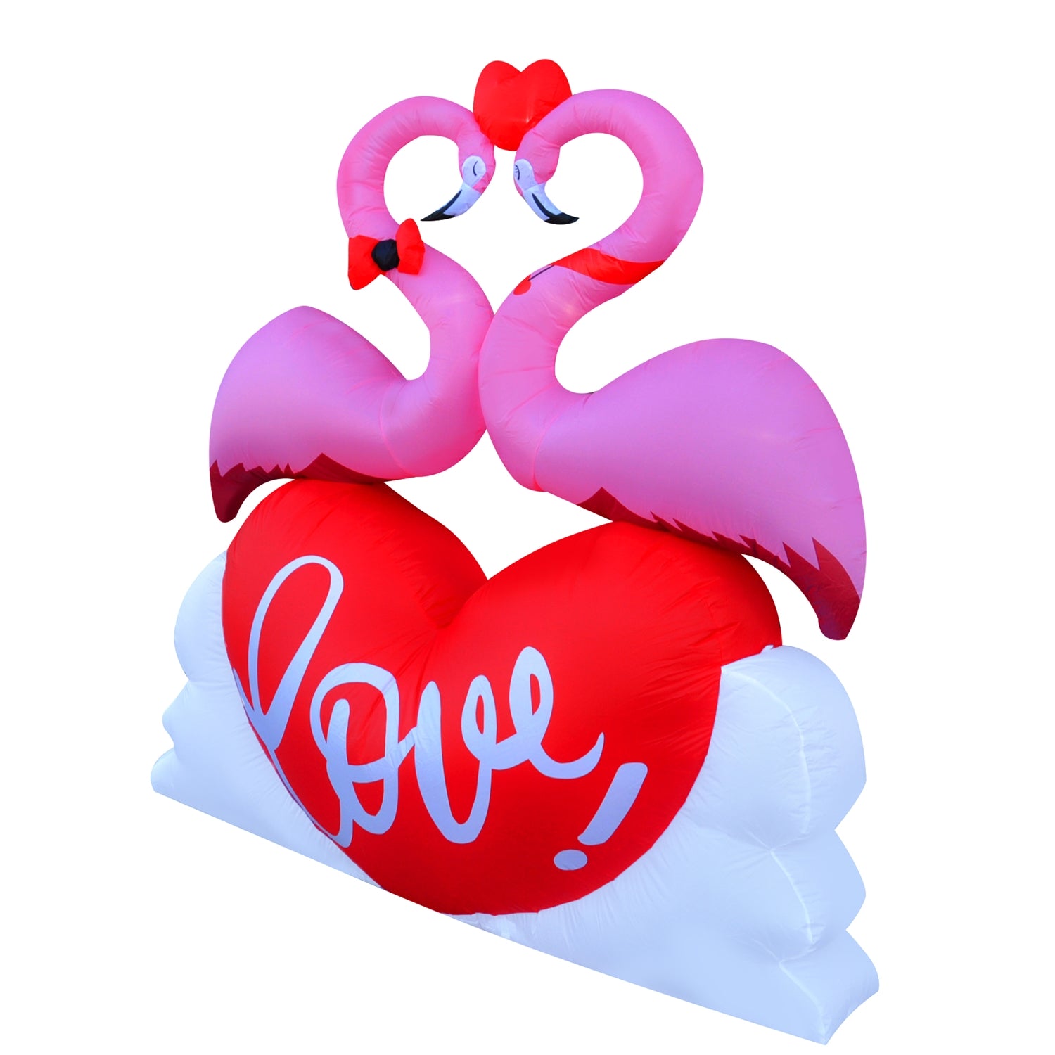 SeasonBlow 6Ft Inflatable Valentine's Day Love Flamingo.