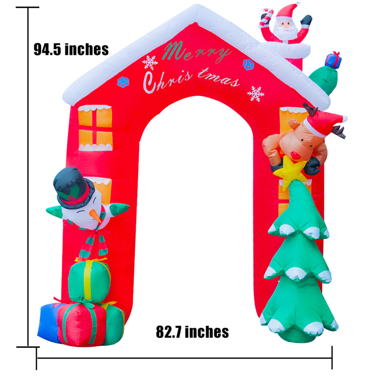 8Ft Seasonblow Inflatable Christmas Arch