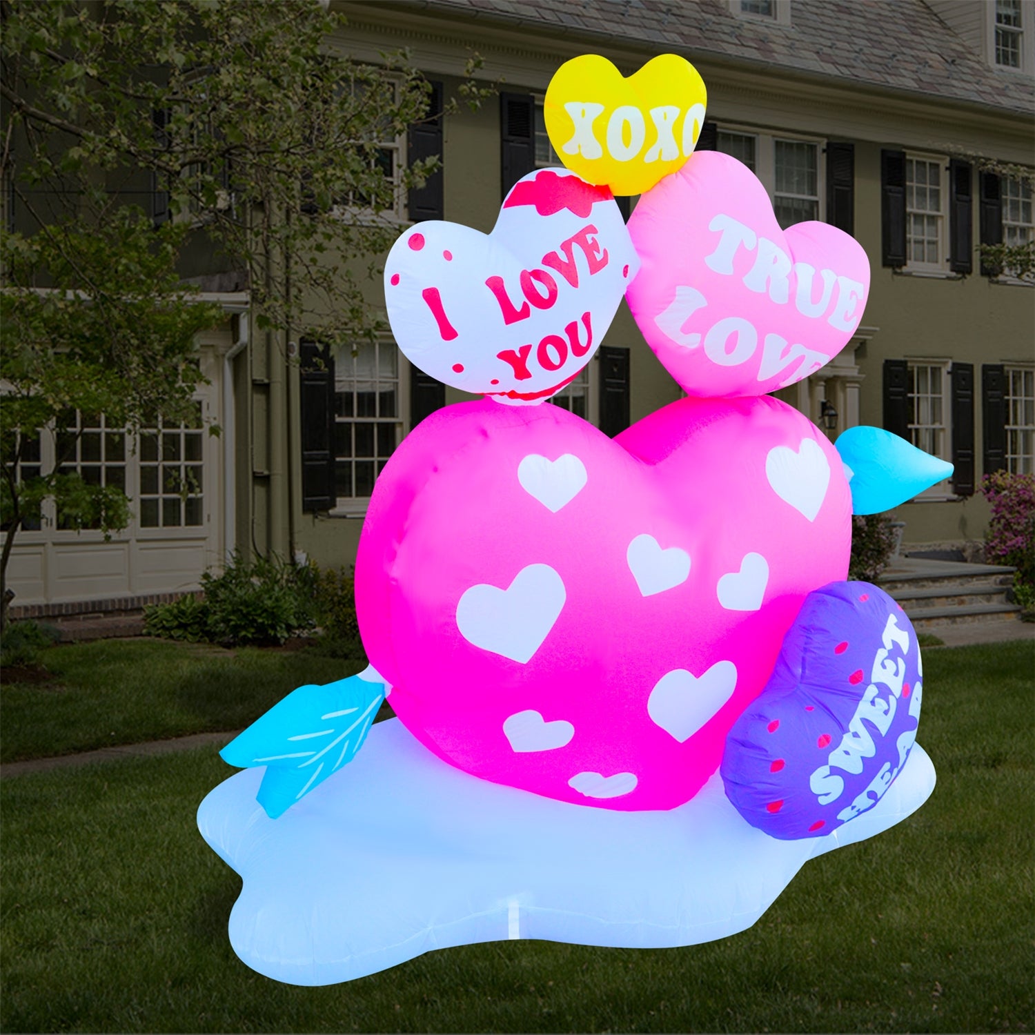 6Ft SeasonBlow Inflatable Valentine's Day Heart.