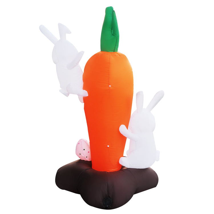 6 Ft Seasonblow Inflatable Easter Bunny Carrot
