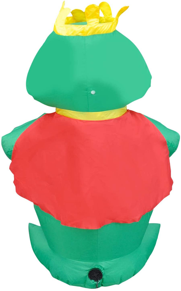 4Ft SeasonBlow Inflatable Valentine's Day Frog Prince Holding Love Heart