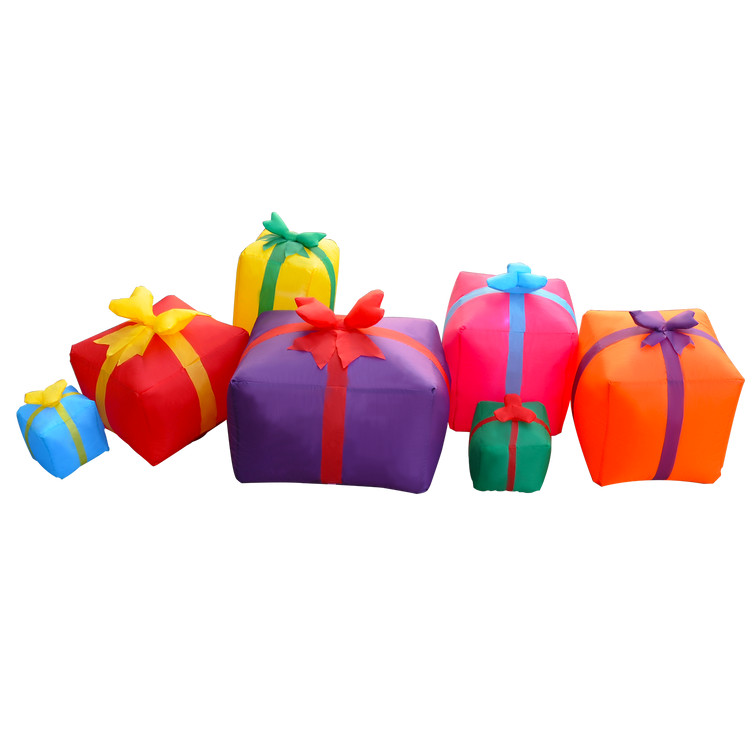 6FT Seasonblow Inflatable Christmas Gift Box