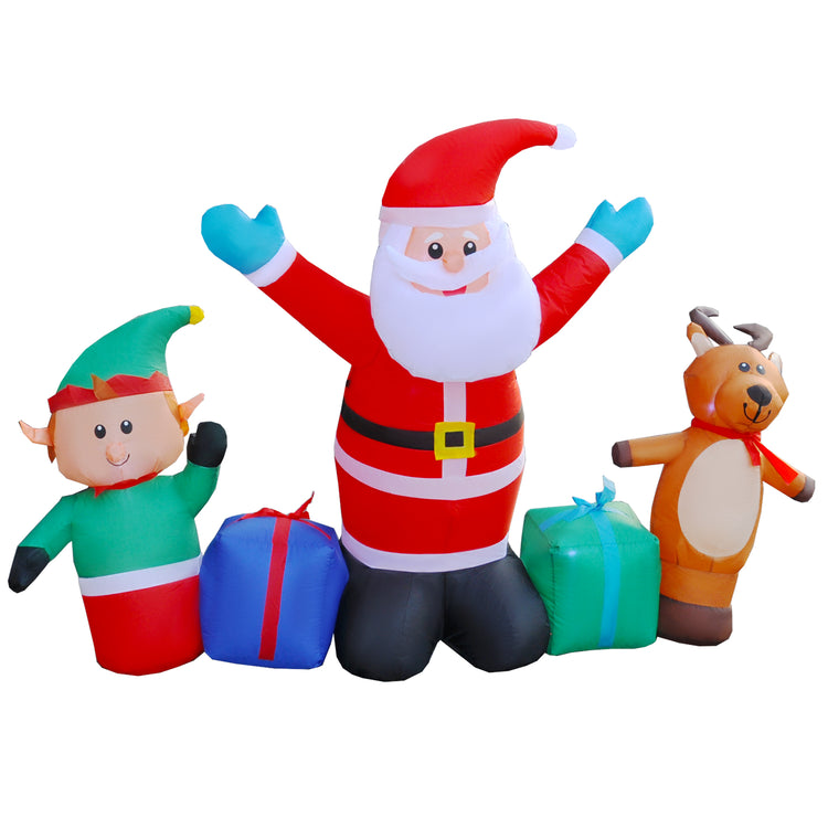7Ft Seasonblow Inflatable Christmas Gift Set