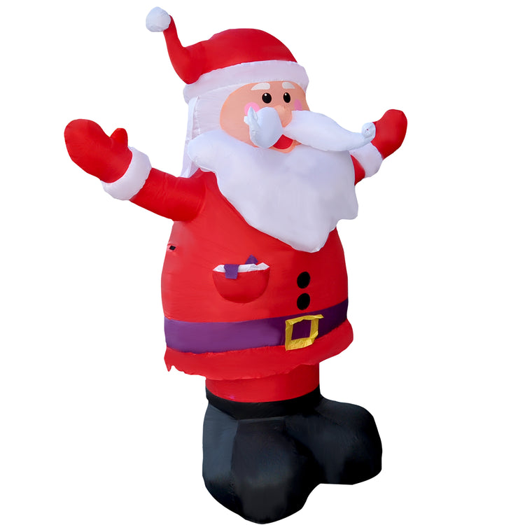 8 Ft Seasonblow Inflatable Christmas Raise Hands Old Man