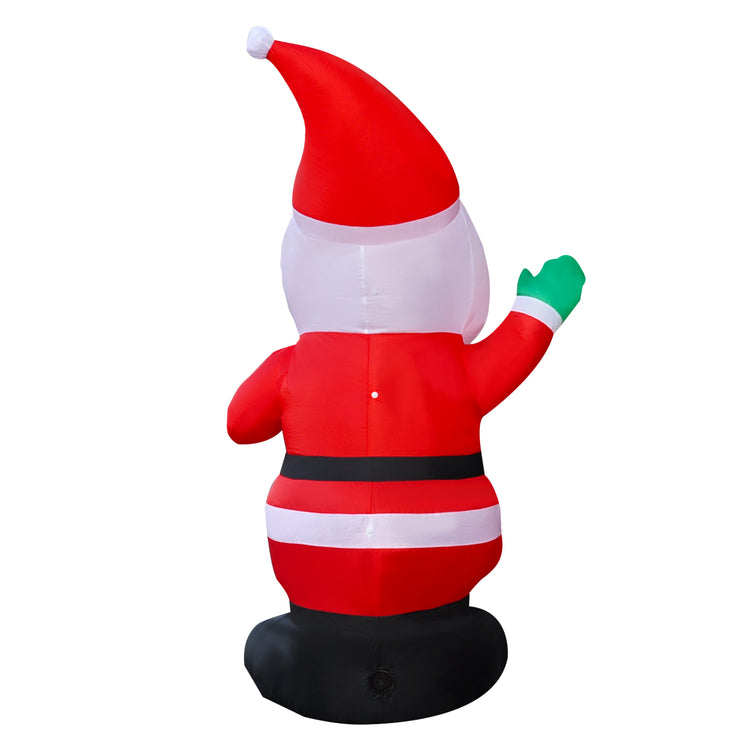 6Ft Seasonblow Inflatable Christmas Green Glove Santa Claus