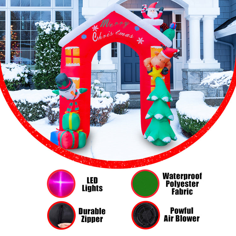 8Ft Seasonblow Inflatable Christmas Arch