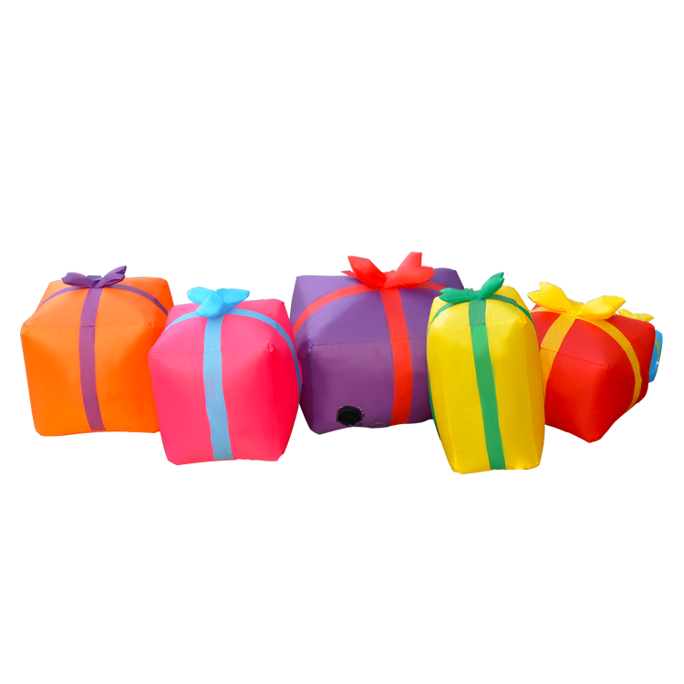 6FT Seasonblow Inflatable Christmas Gift Box
