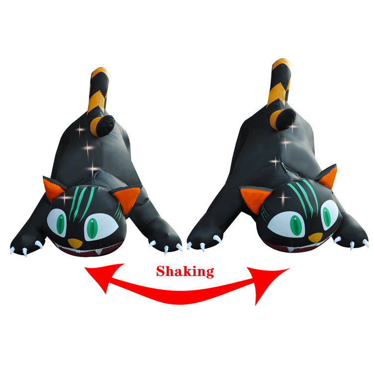 6 Ft Seasonblow Inflatable Halloween Black Cat